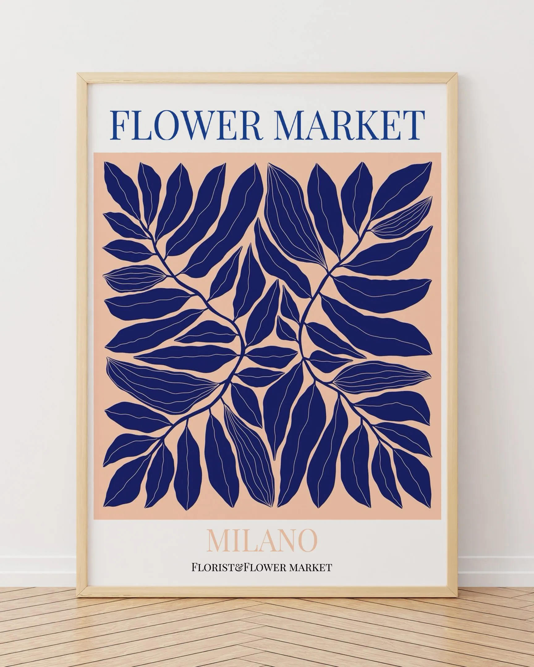 Flowers.02 - Ahşap Çerçeve, Çerçeveli Tablolar, Çiçek Tabloları, Çerçeve