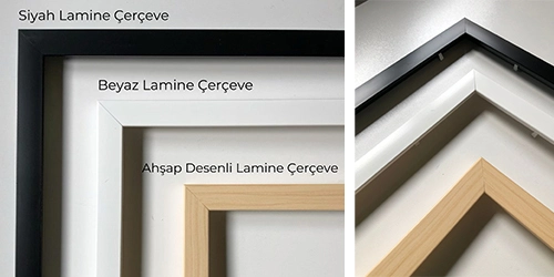 ahsap lamine cerceve | live with nature